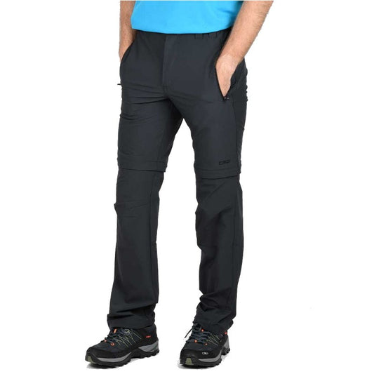 CMP Pantaloni Uomo Trekking Confort Fit Zip Off