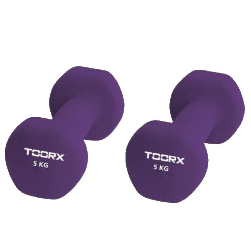 Toorx Coppia Manubri Neoprene da 5 Kg.