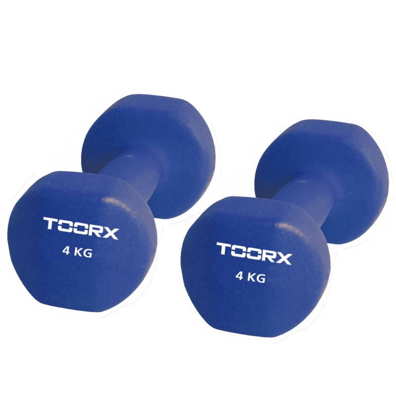 Toorx Coppia Manubri Neoprene da 4 Kg.